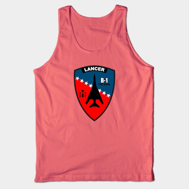 B-1 Lancer Patch Tank Top by Tailgunnerstudios